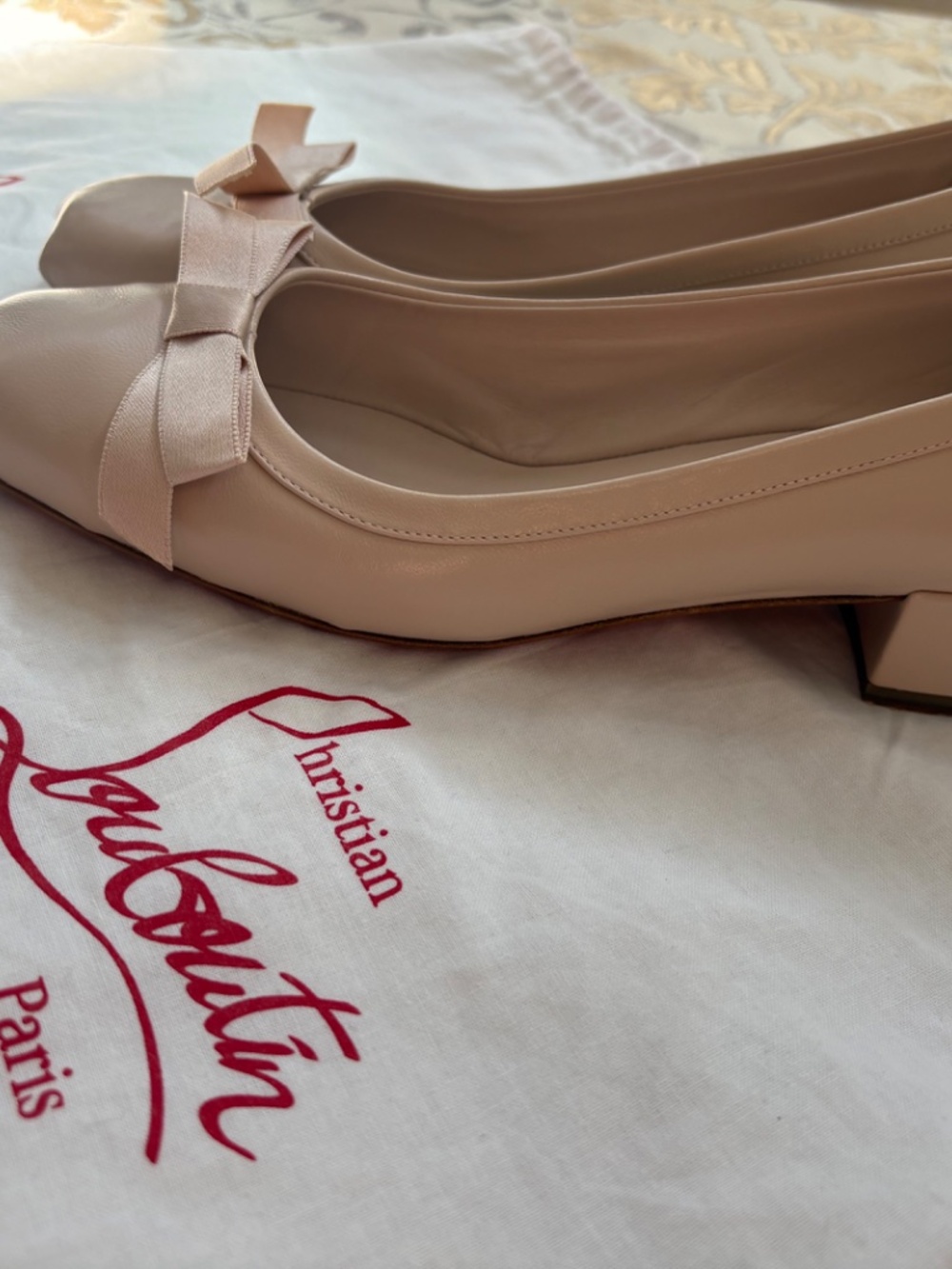 Christian Louboutin square ballet toe pump - Picture 5 of 9
